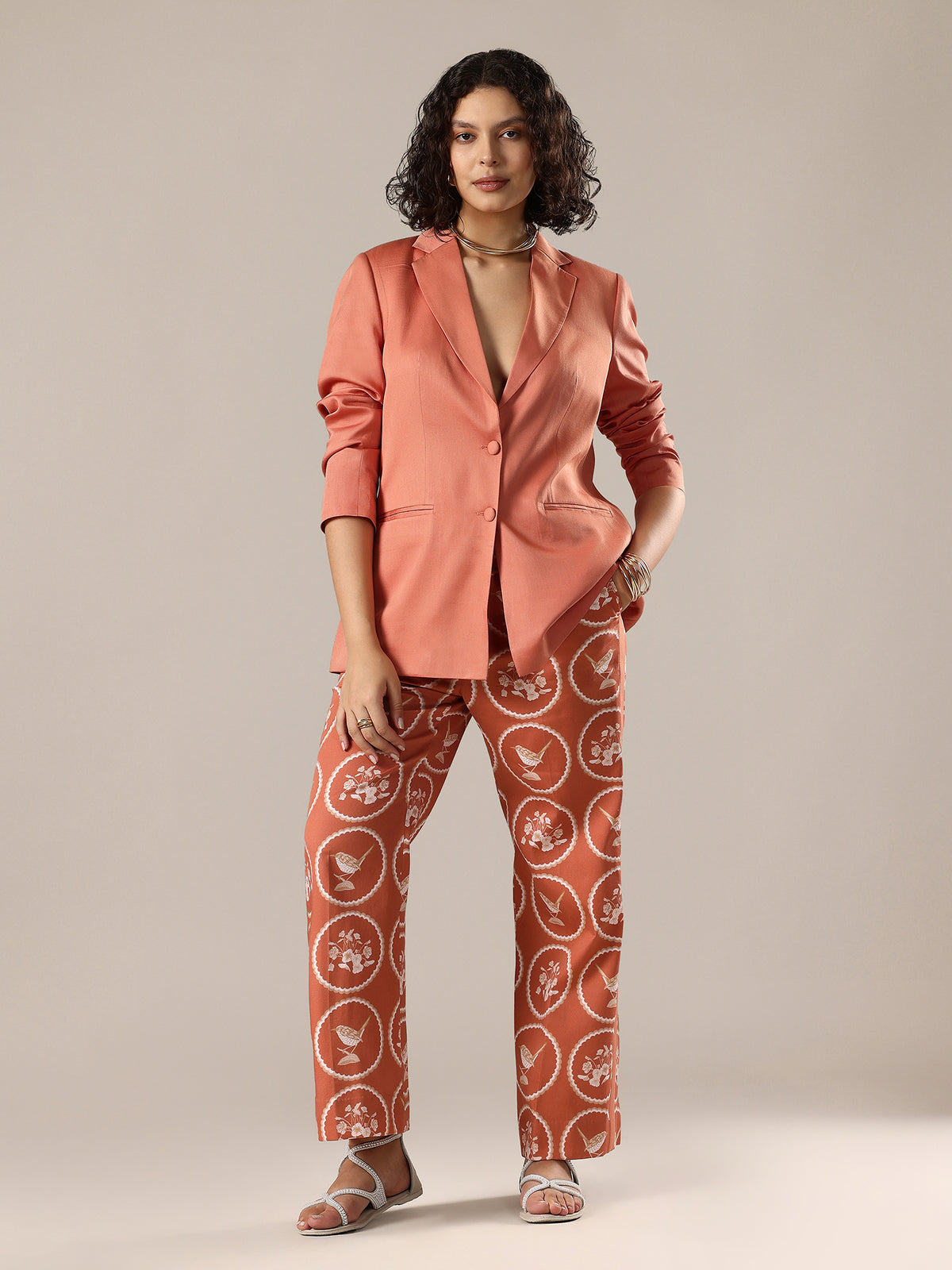 Apricot Bloom Pantsuit