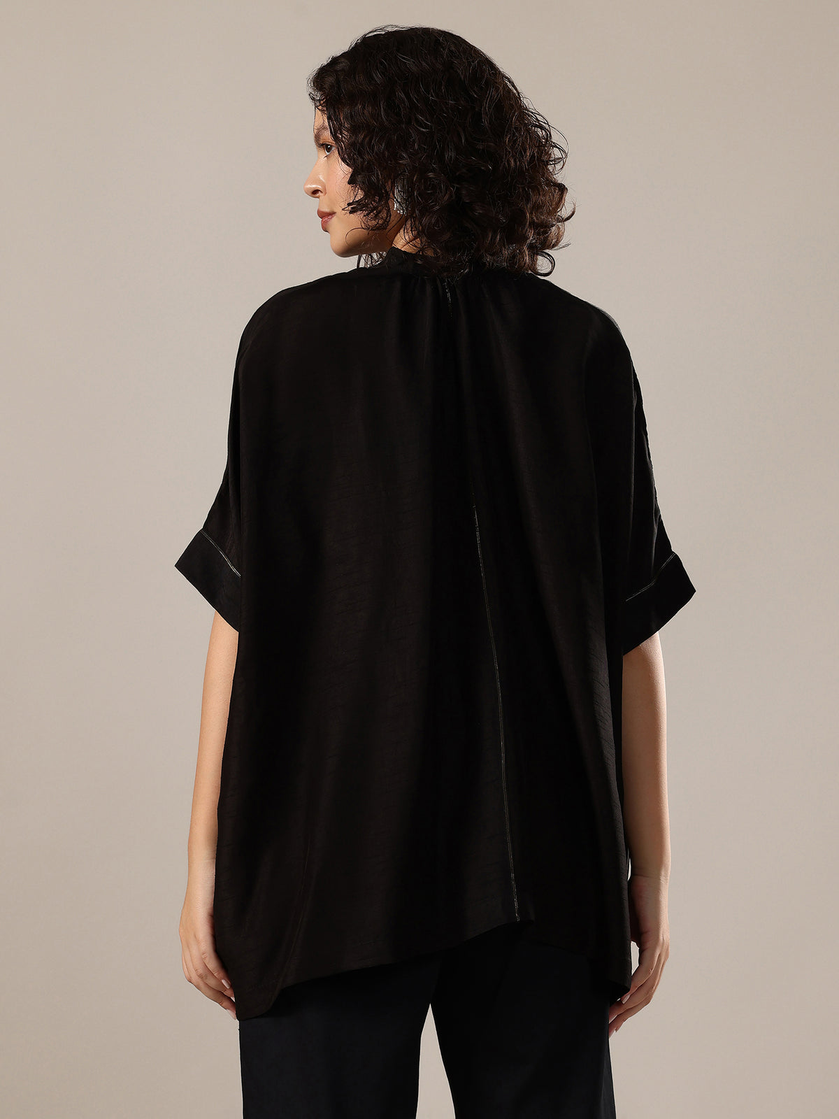 Embroidered Co-Ord Set - Black