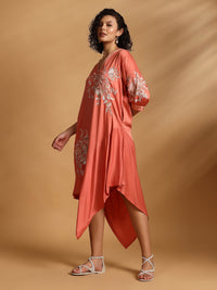 Iris Dress Coral