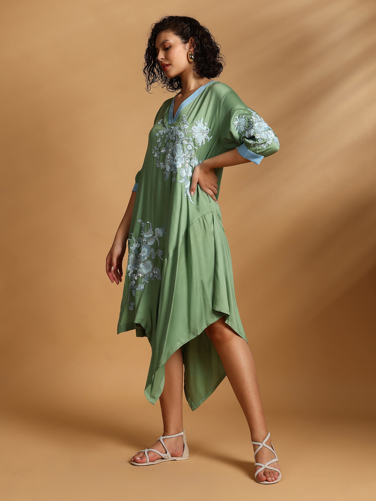 Iris Dress Green