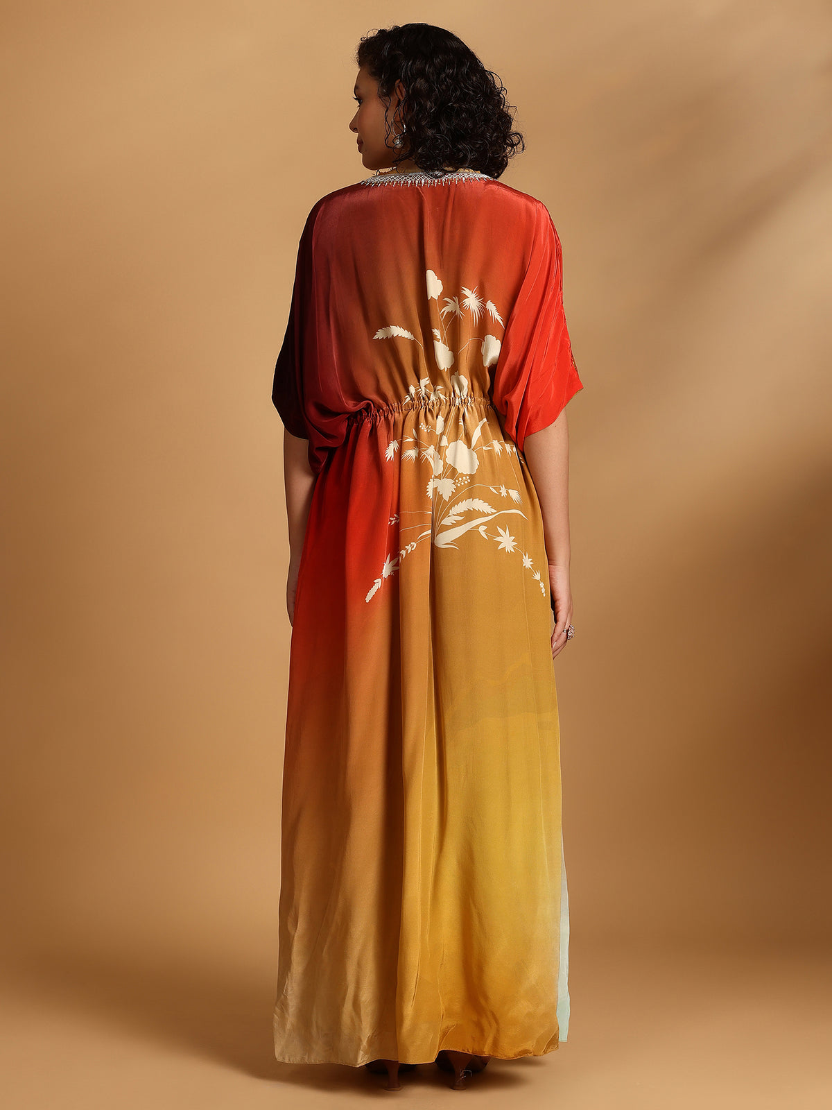 Serena Kaftan red