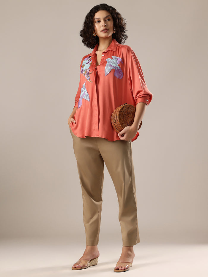 Avian Shirt Apricot