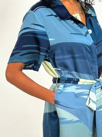 Loungesuit- Nightscape Printed Jumpsuit