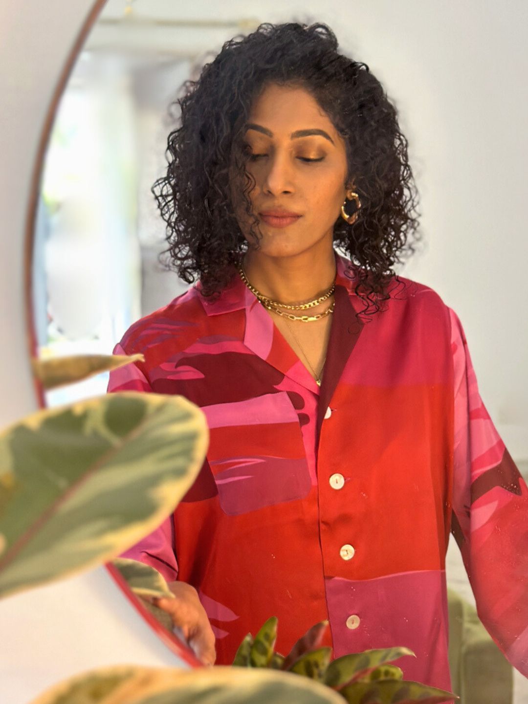 Snooze Crimson Dusk Pyjama Set