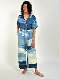 Loungesuit- Nightscape Printed Jumpsuit