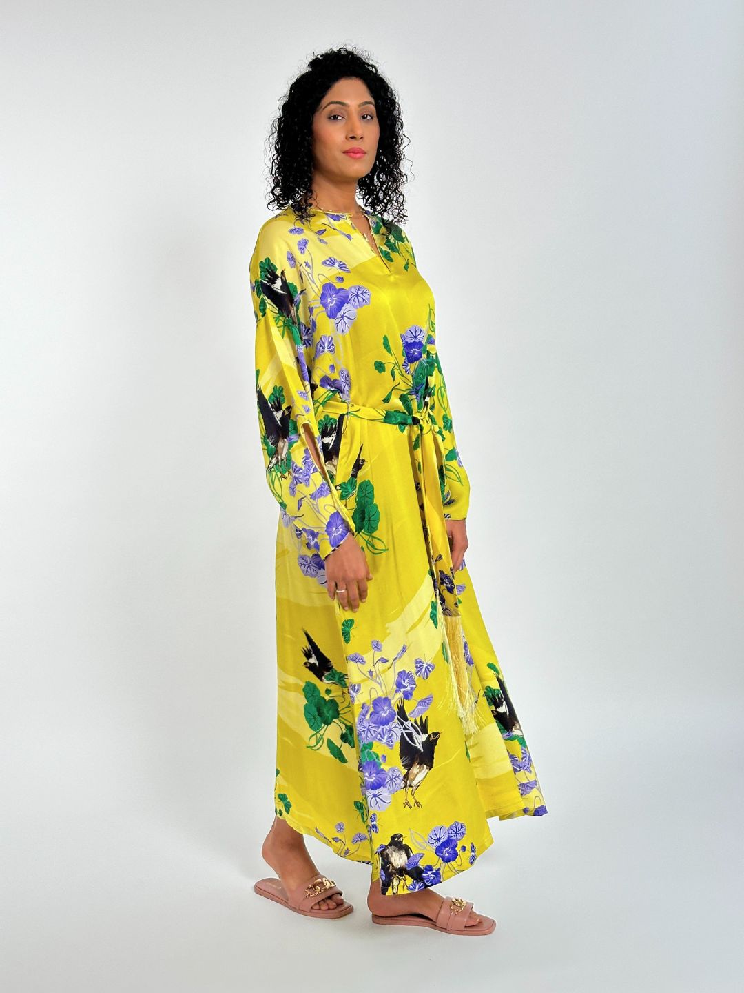 Lounge Dress With Belt